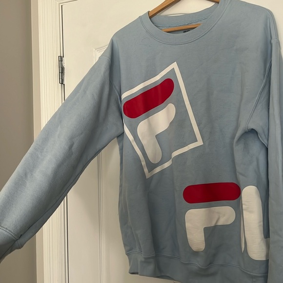 FILA Light Blue Sweatshirt - Picture 1 of 1
